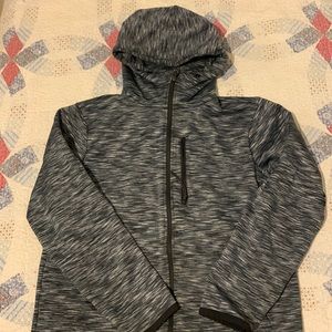 Gap Fit Men's Front Zip Hoodie Gray Size: M